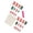D, variant on 24Pcs Christmas Press on Nails Short, Red Green Festive Spooky Fake Nails Set, Reusable False Nails for Holiday Party Daily Wear Women Girls, Christmas Nail Art