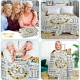 thumbnail image 5 of Yibo 60th Birthday Gifts for Women Blanket Flannel Soft and Comfortable Anti-static Bed Sofa Blanket, 5 of 7
