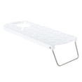thumbnail image 1 of Mesa de camping portátil, soporte plegable de aleación de aluminio para estufa de gas, escritorio blanco, 1 of 9