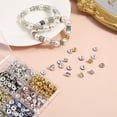 thumbnail image 2 of 700Pcs/Pack Rondelle Beads Colorful Rhinestone Spacer Beads Flat Round Loose Beads for Jewelry Decorations, 2 of 8