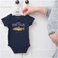 thumbnail image 5 of Gill McFinn Cutthroat Trout Fisherman Romper Boys or Girls Infant Baby Brisco Brands 12M, 5 of 6