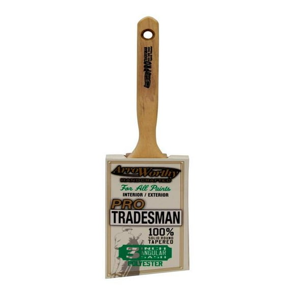 Arroworthy 1807197 Pro Tradesman Pinceau de Peinture Mélange de Polyester à Angle de 3 Po
