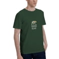thumbnail image 2 of Mama Bear Autism Awareness Men'S Basic Short Sleeve T-Shirt Dark Green X-Large, 2 of 5