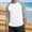 Gray, variant on WIZUTIZ Men's Casual Tee Raglan Sleeve Color Block Design Three Quarter Sleeve Round Neck Relaxed Fit Spring Summer
