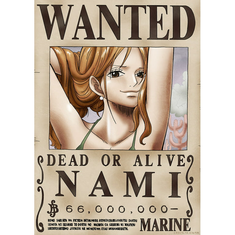 ONE PIECE wanted Stickers/posters Ready to Print 