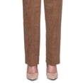 thumbnail image 3 of Alfred Dunner Women's Dress Pants Faux Suede Pants Brown Size 14P, 3 of 3