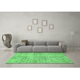 thumbnail image 3 of Ahgly Company Indoor Rectangle Abstract Emerald Green Modern Area Rugs, 8' x 10', 3 of 4