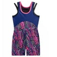 thumbnail image 2 of Rainbeau Moves Girls Dance & Gymnastics Metropolis Print Biketard, XS-XL, 2 of 5