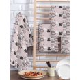 thumbnail image 2 of Easter Rabbit Kitchen Dish Towels for Drying Dishes Set of 4, Cartoon Cute Bunny Sketch on Pink Waffle Weave Microfiber Hand Tea Bathroom Towels Quick Dry & Absorbent Towel 15.7x23.6, 2 of 7