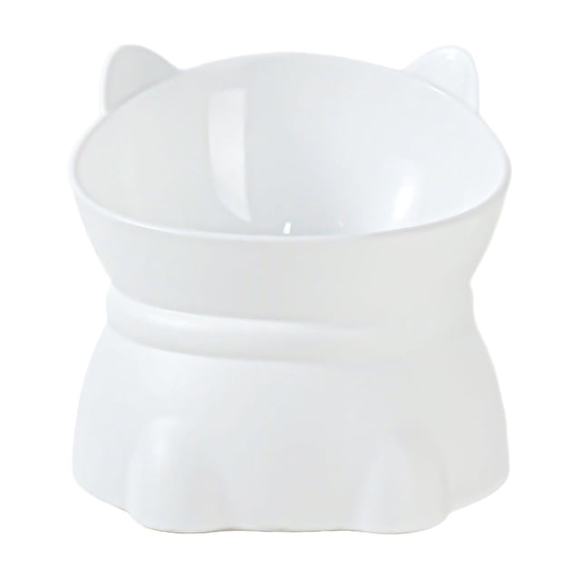 Cat Food Bowls,Large Capacity Cat Food Bowl, Cute Elevated Drinking Dish for Neck Protection
