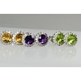 thumbnail image 3 of Gemstone Earring Stud Halo, 3 of 3