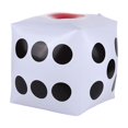 thumbnail image 2 of 30cm PVC Inflatable Giant Dice Large Squeeze Stress Relief Toy Pool Party Game Atmosphere Inflatable Prop,White, 2 of 6