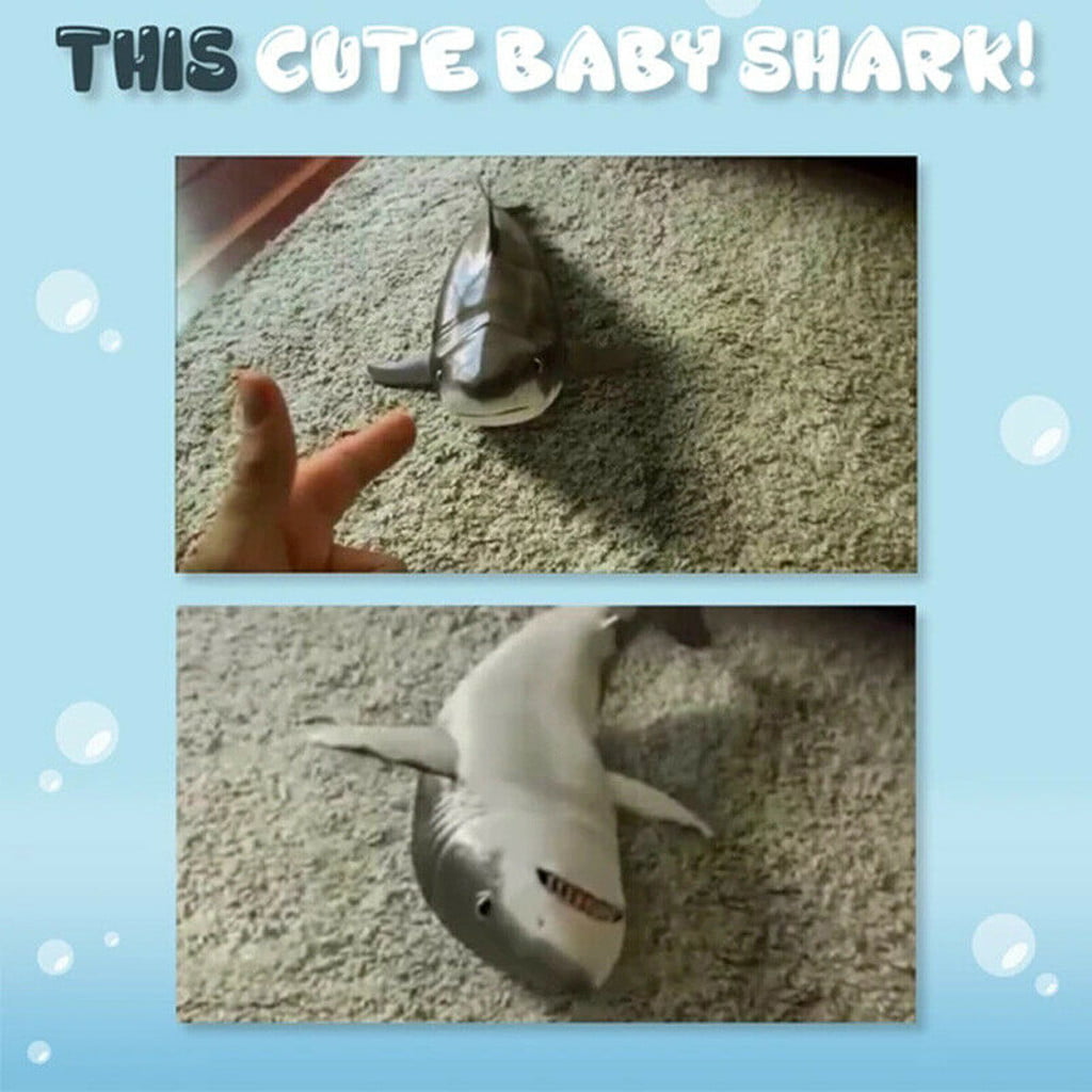 17cm-Lifelike Shark Shaped Toy Realistic PVC Simulation Animal Model for Kids 