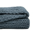 thumbnail image 7 of Stone Chunky Knit Throw Blanket, One Size, by Noble Linens, 7 of 7