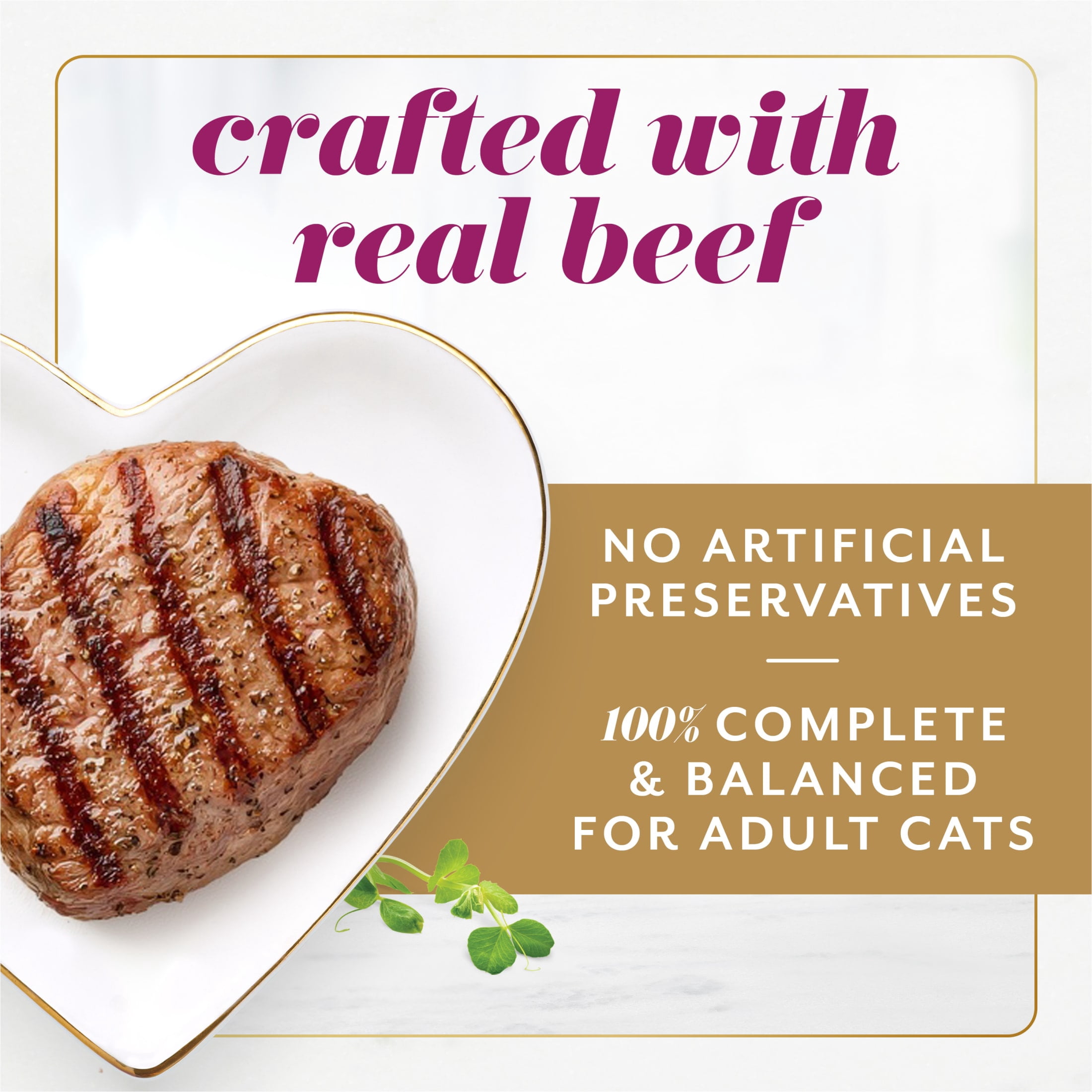 (12 pack) Purina Fancy Feast Gems Beef Flavor Mousse Pate Wet Cat Food, 2 oz Tubs
