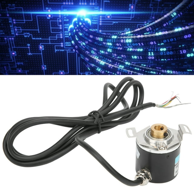 Half Hollow Shaft Encoder ABZ Encoder Incremental Encoder Current Consumption Incremental Encoder for Engineering Fields