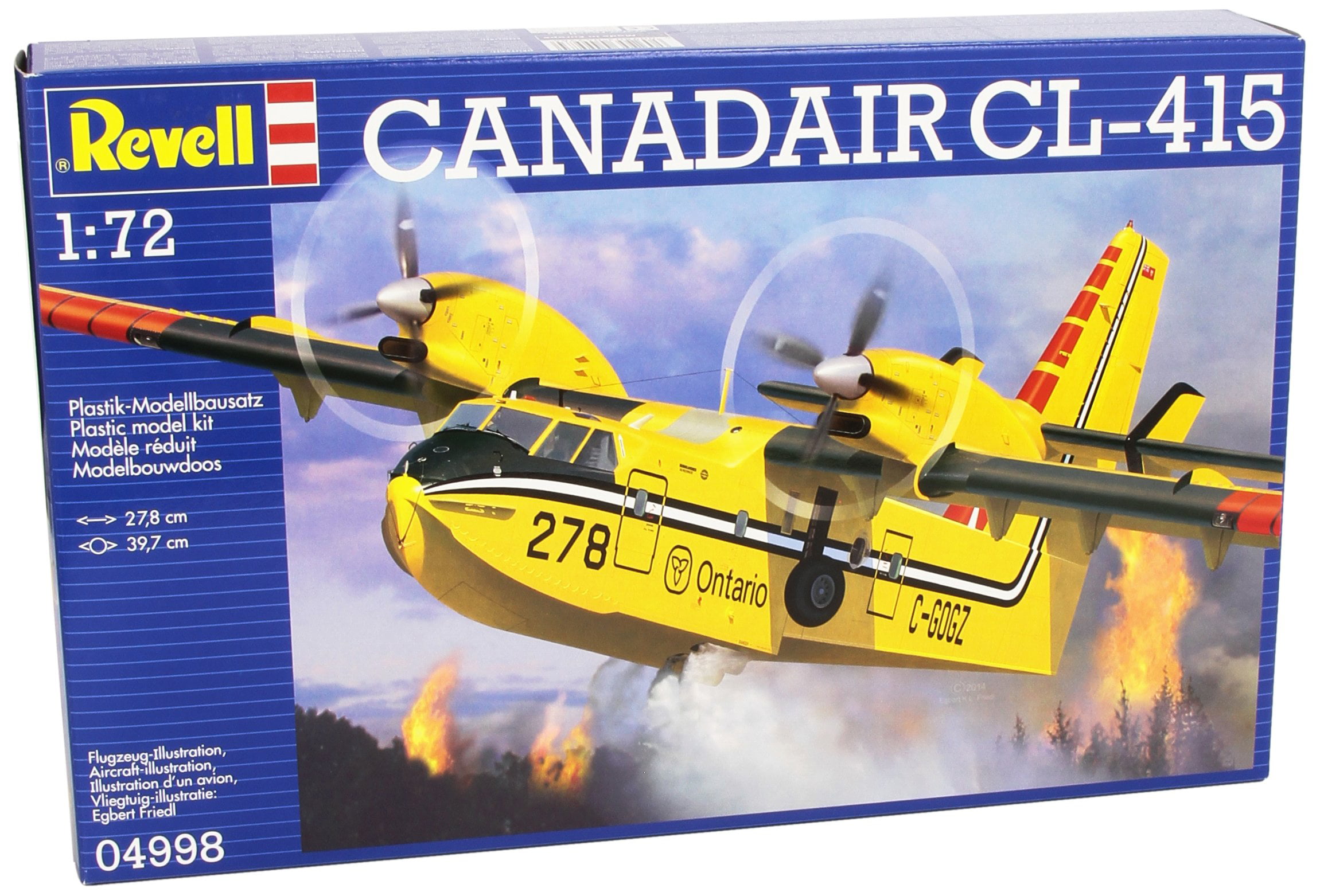 REVELL OF GERMANY 04998 1/72 Canadair CL-415 Multi-Colored