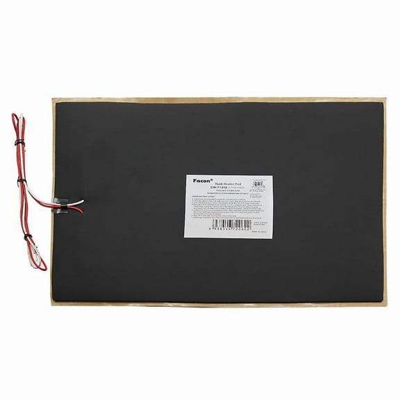Facon 12" x 18" RV Tank Heater Pad, Up to 50 Gallons Fresh Water/Grey Water/Black Water Holding Tank Heating Pad with Automatic Thermostat Control, 12V DC