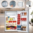 thumbnail image 2 of Eastvita 4.3 Cu.Ft One - Door Mini Fridge with Freezer/7-Level Temperature Control/Grey Color, 2 of 5