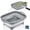 Gray, variant on Hakan Collapsible Cutting Board with Dish Basin, 1.4-Gal Foldable Prep Tub with Drain, Green