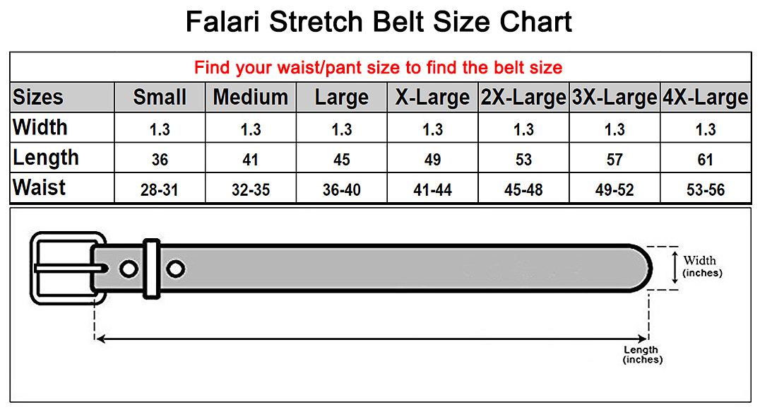 Falari Stretch Braided Canvas Belt, Unisex photo 6