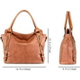 thumbnail image 7 of CoCopeanut Women Handbags Hobo Shoulder Bags Tote Large Capacity PU Leather Crossbody Bags, 7 of 7