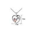 thumbnail image 3 of Collar con colgante de niña y caballo de plata para niñas, collares de plata esterlina con circonita cúbica, regalos de joyería para amantes de los caballos, mujeres, 3 of 4