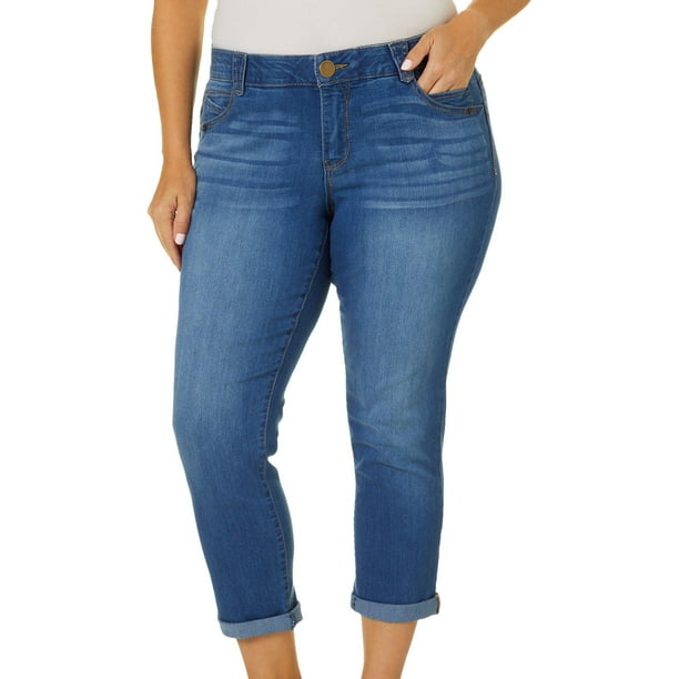 Democracy - Democracy Plus Ab-solution Ankle Skimmer Jeans - Walmart ...