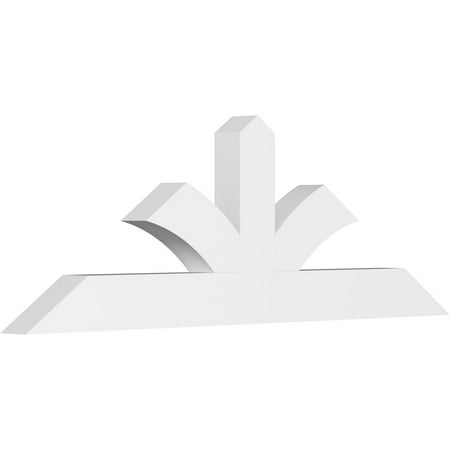 

72 W x 24 H x 4 D x 6 F 8/12 Pitch Richland Architectural Grade PVC Gable Bracket