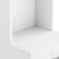 thumbnail image 5 of IVV 70.1"H Tall Storage Cabinet with 1 Door, 1 Drawer & 3 Open Shelves, Modern Floor Standing Cabinet for Bathroom, Salon, or Home Use (White), 5 of 8