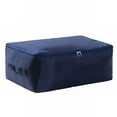 thumbnail image 1 of organization and storage,Proof Quilt Bag Portable Quilt Storage Bag Quilt Storage Bag With 2 Way Zipper Space Saving Moving Bag For Blankets Clothing More,Blue, 1 of 8