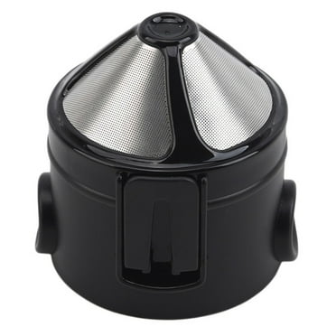SLYNSHome Pour Over Coffee Maker,Stainless Steel Reusable Cone Coffee Dripper Filter,Coffee Filters Coffee Maker with Handl for Home Office Travel