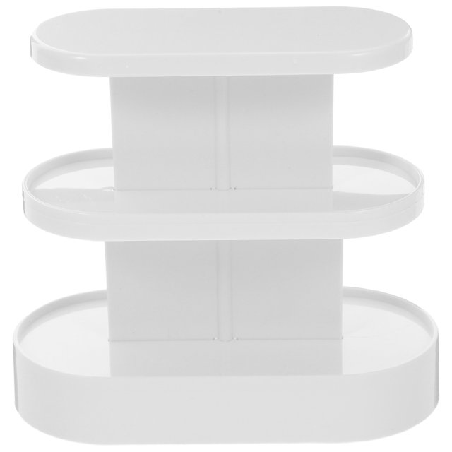 Shisuyan Étagère de Rangement Miniature en Plastique Blanc 1Ensemble 5.1X4.5X2.0In