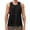 Black, variant on Mens Round Neck Tank Summer Man Casual Solid Color Sleeveless Tops Breathable Fashionable Tanks Black XXL