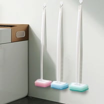 Floleo Shower Bathtub Tile Scrubber Cleaning Brush Bathroom Shower Floor Wall Glass Cleaning Scrubber Sponge With Long Handle Plus Scouring Sponges