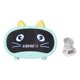thumbnail image 1 of Mini Cartoon Speaker Multifunctional Cute Cat Ear Design Smart Set Dual Alarm Clocks for Bedroom OfficeGreen, 1 of 4