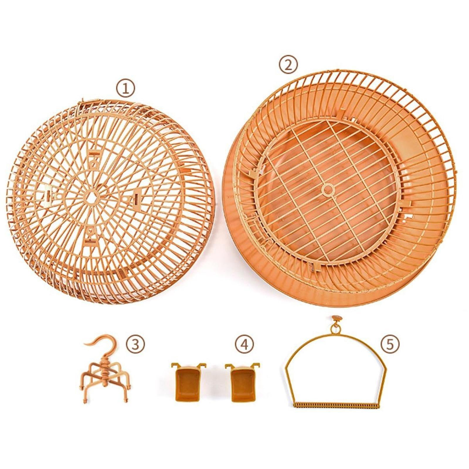 Serenable Bird Cage Birdcage,Elegant,Bird Supplies,Bird Carrier Mesh Ball Shape Parakeet Cage for Finches Budgies Small Birds Lovebirds