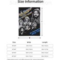 thumbnail image 4 of Bobs Music Seger Flannel Blanket Air Conditioning Blanket Nap Blanket Sofa Throw Blanket Throw Blankets 80"X60", 4 of 6