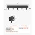 thumbnail image 4 of KFFKFF Metal Garden Border, Set of 5, 39 x 5 inches, Resilient Against Rust, Flexible Landscaping Edge, Robust Grass Divider, Simple to Set Up, Black Divider for Flower Bed, Yard, and Pathway, 4 of 9
