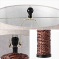 thumbnail image 5 of JONATHAN Y Elicia 25" Coastal Water Hyacinth LED Table Lamp, Dark Brown (Set of 2), JYL6502B-SET2, 5 of 7