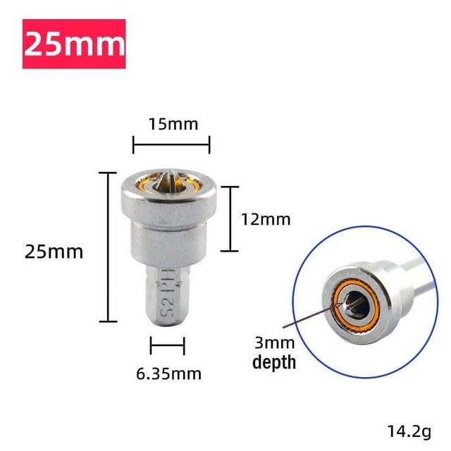 New With Magnetic Ring Positioning Screwdriver Bits Woodworking Screw Hex Shank