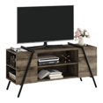 thumbnail image 1 of BeesClover 47-Inch Modern TV Stand, Entertainment Console with Adjustable Open Shelf, Cable Management Ports, Media Storage Unit for Living Room, Bedroom, Office, 1 of 8