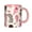 Pink, variant on Girl Salon Pink Coffee Mug Fun Custom Ceramic Mugs 11oz Red