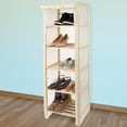 thumbnail image 4 of Lavish Home 5-Tier Wood Storage Organizer with Removable Cover, 4 of 11