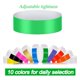 thumbnail image 2 of 1000 pulseras de papel neón impermeables para eventos y fiestas (10 colores), 2 of 5