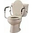 thumbnail image 3 of NOVA Toilet Rails, Padded Handrails for Toilet Seat, Safety Support Frame for Bathroom Toilet, Quick & Easy Installation, 3 of 4