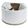 thumbnail image 7 of HUBERT® Round White Mango Wood Riser - 12"Dia x 7"H, 7 of 7