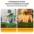 thumbnail image 4 of Harpi Solar Lights Outdoor Clearance, Solar Garden Lights Decor, 1PC Solar Wisteria Flowers Lights, Waterproof Solar Pathway Lights for Outdoor Wedding Party Garden Yard Patio Lawn Decor, 4 of 7