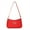 Red, variant on Small Shoulder Bag For Women Bows Design Retro Styles PU Leather Handbag Underarm Purse For Daily Use And Casual Travel