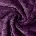 thumbnail image 4 of Dan River Bath Sheet Towels Performance Texture 2 pack 35x70 in XX-Large Ribbed Stripe Cotton Towel for Bath - Purple Passion, 4 of 10